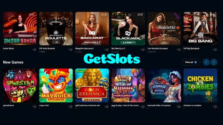 available types of GetSlots bet including pre-match live express and system bets